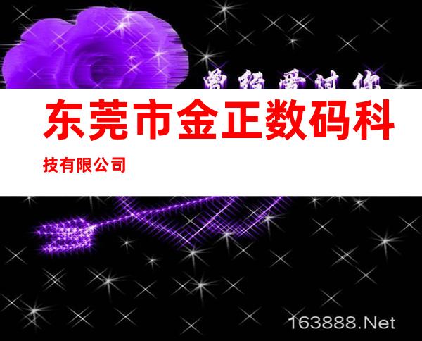 东莞市金正数码科技有限公司